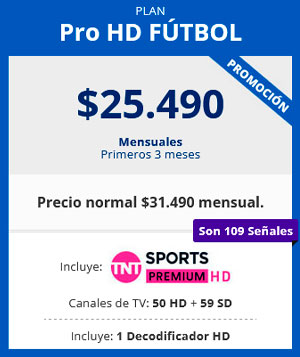 Plan Pro HD Fútbol